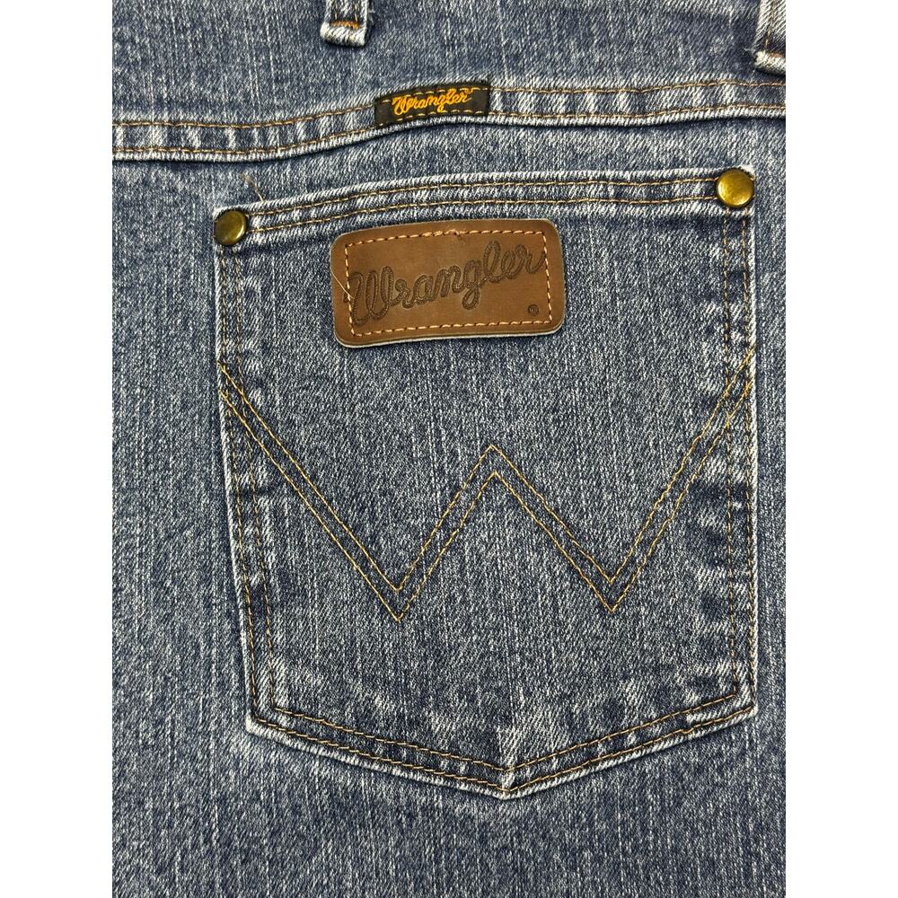 Wrangler 47MWZ Men's Advanced Comfort Regular Fit Blue  Jeans - Size 42x30* - Picture 3 of 5